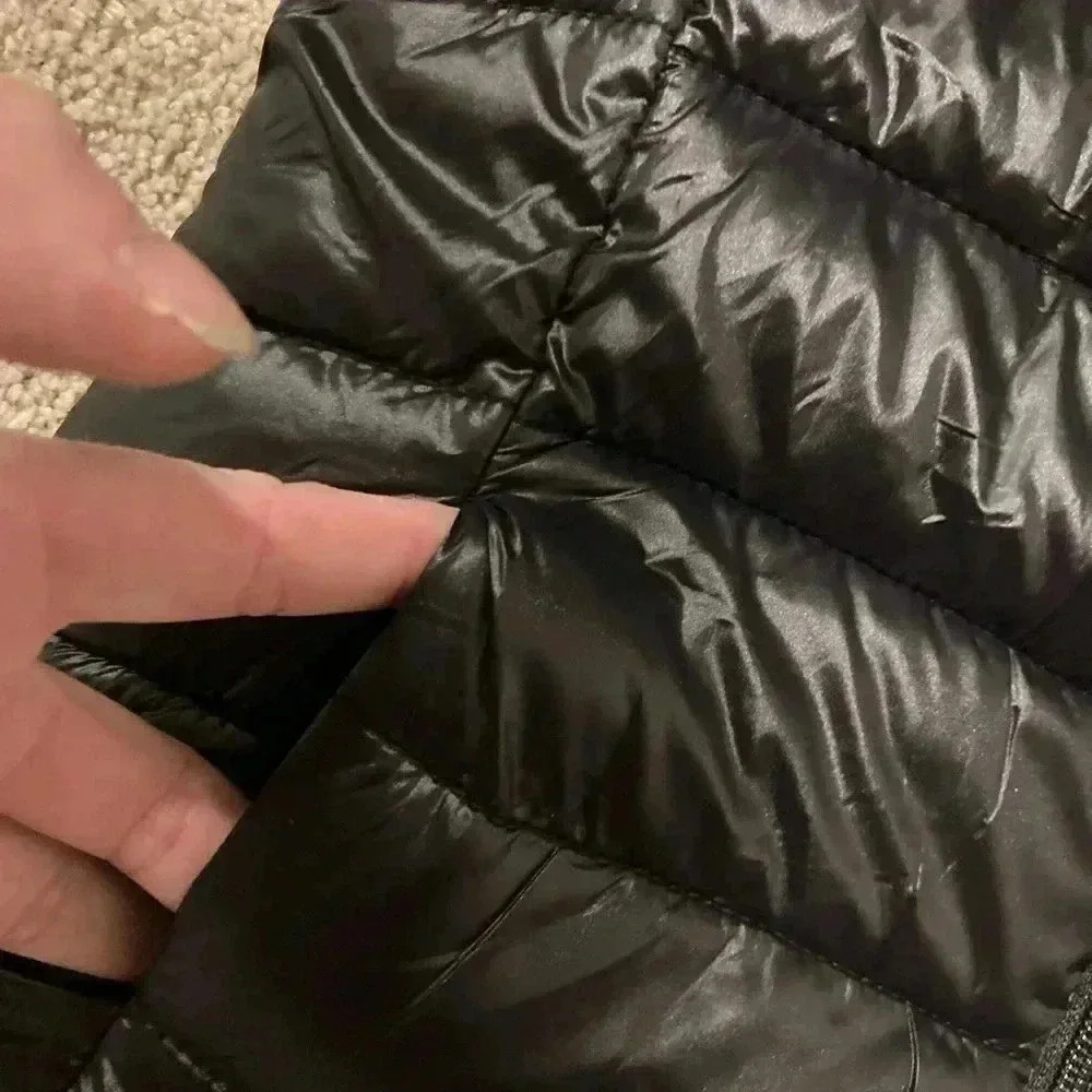 New Boys Black Puffer Jacket Coat Sz. S NWT - Picture 4 of 6